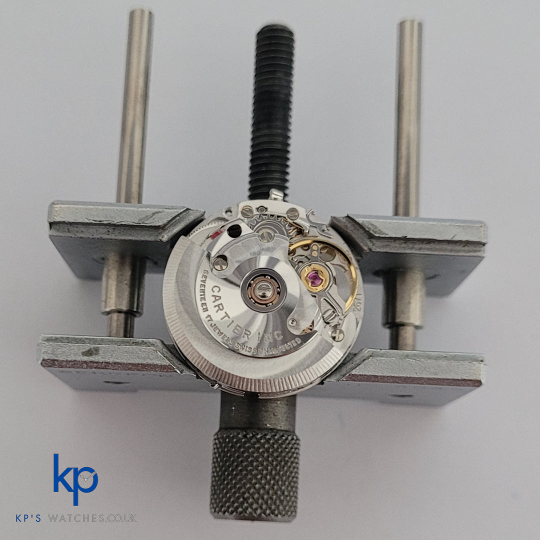 Cartier Santos Carree 2961 Unpolished SS Gold Automatic