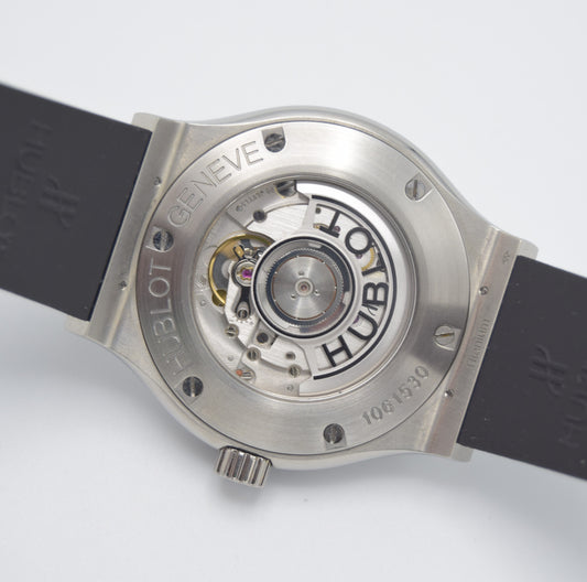 Hublot Classic Fusion 42 mm Services Box Titanium Black Automatic New Strap