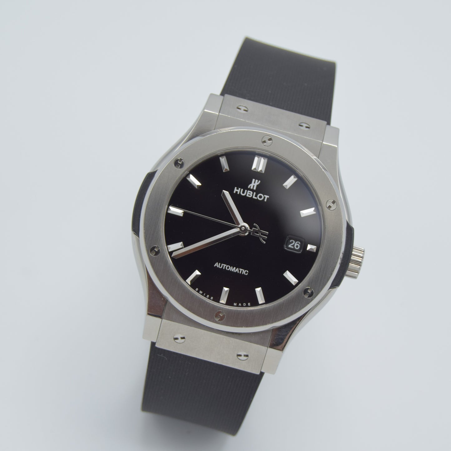 Hublot Classic Fusion 42 mm Services Box Titanium Black Automatic New Strap