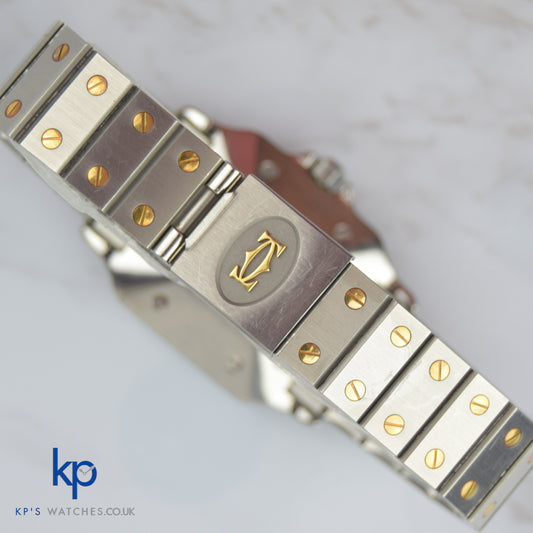 Cartier Santos Carree 2961 Unpolished SS Gold Automatic