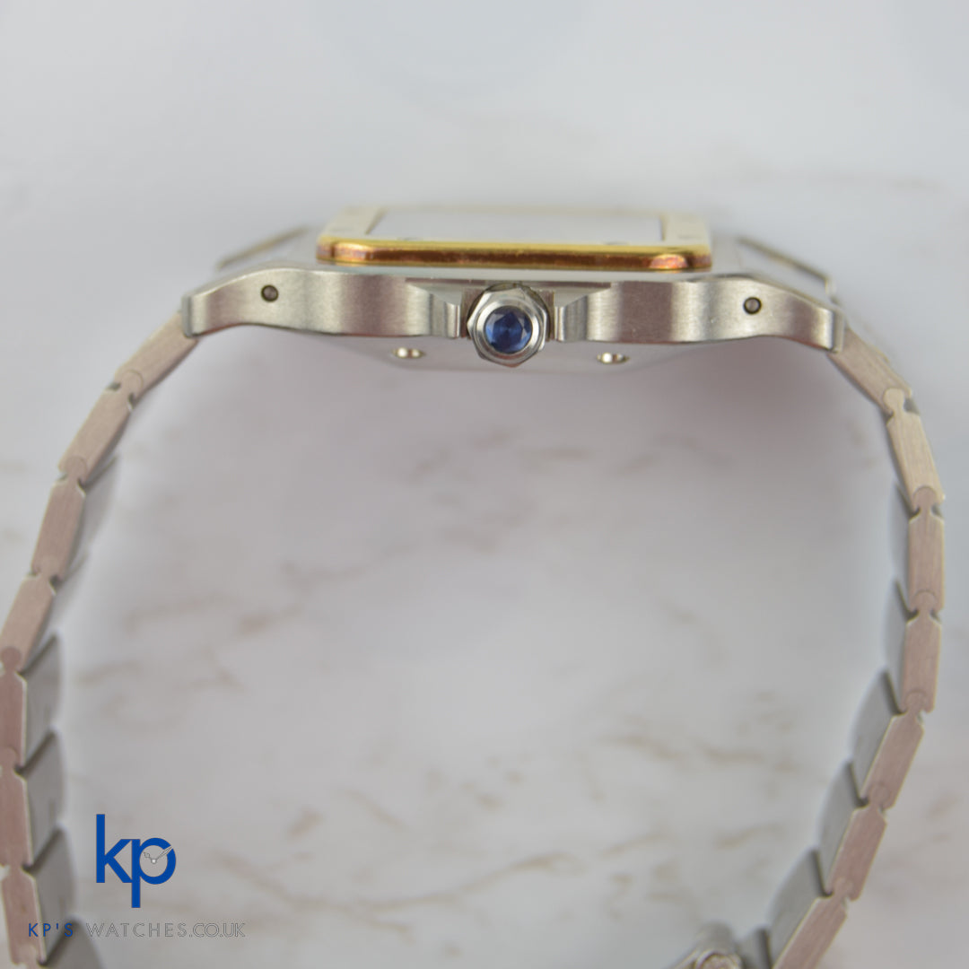 Cartier Santos Carree 2961 Unpolished SS Gold Automatic