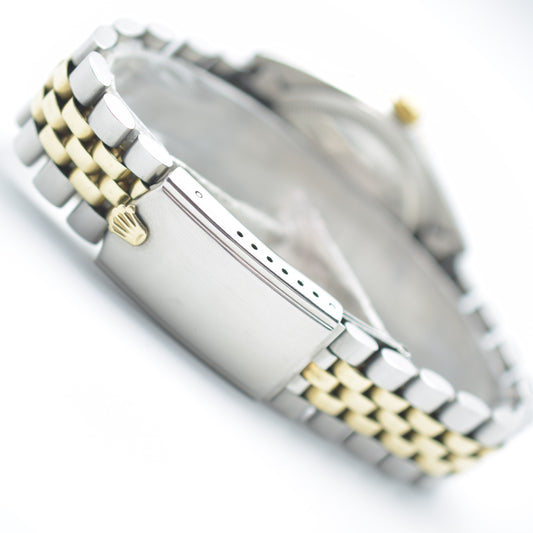 Vintage Mens Rolex Datejust 36 Turn-o-Graph Two Tone 1625 1570 Champagne Dial