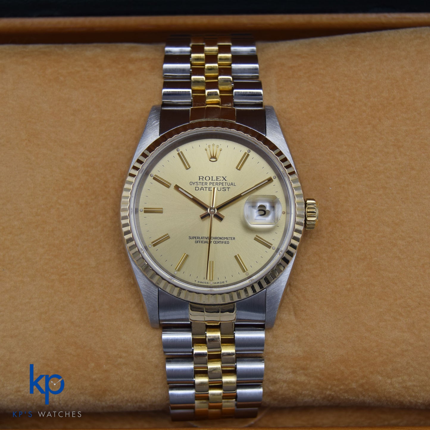 1990 Rolex Oyster Perpetual Datejust 16233 Boxed