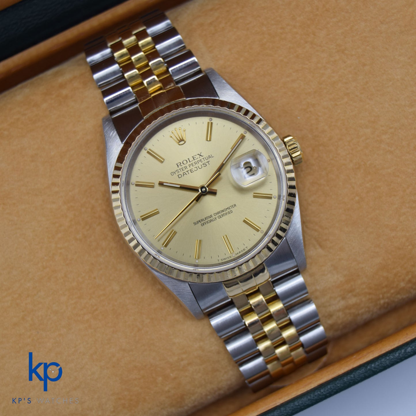 1990 Rolex Oyster Perpetual Datejust 16233 Boxed