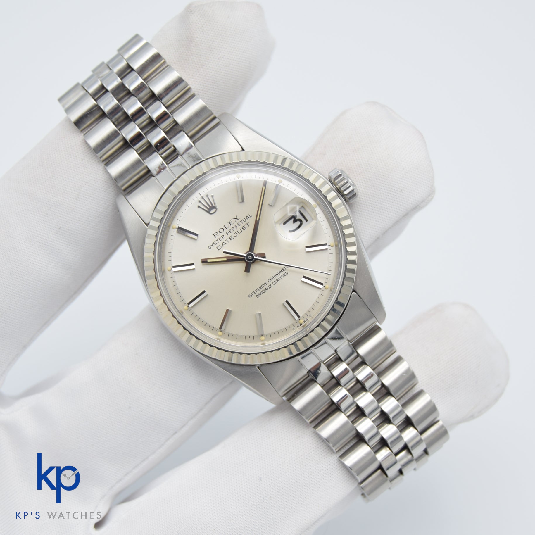 Vintage Datejust 36mm Rolex Datejust 36MM Champagne Dial Diamond
