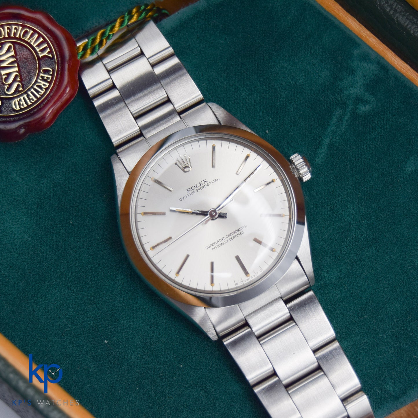 1974 Vintage Rolex Oyster Perpetual 1002 Box and Papers