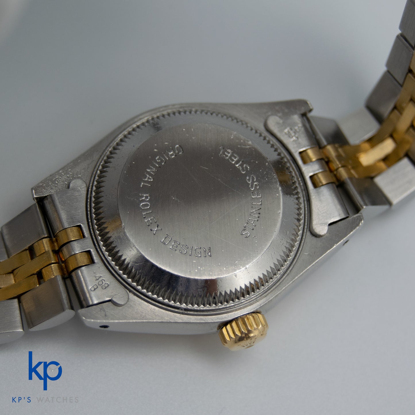 1992 Women's Rolex 69173G Champagne Diamond Dial Wristwatch