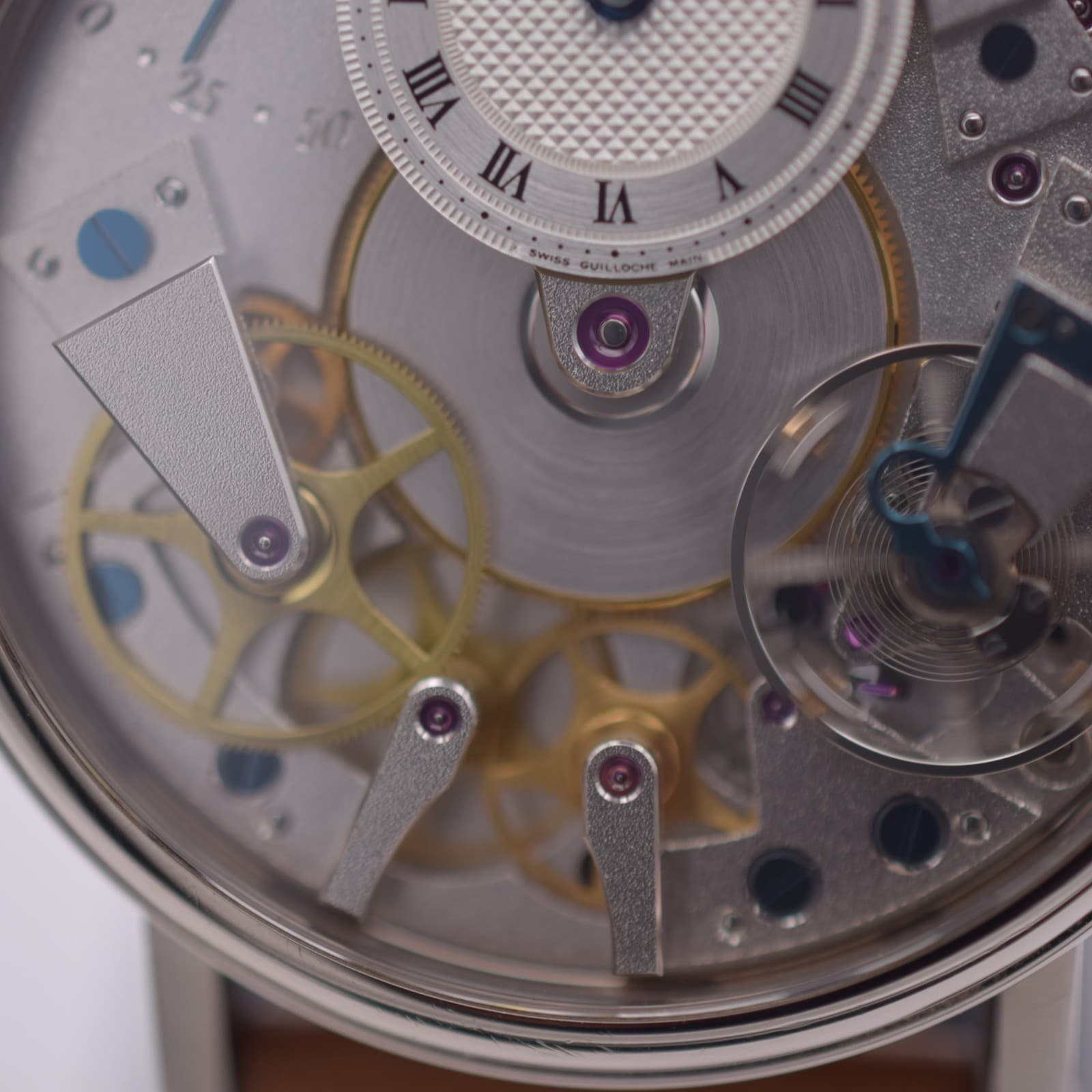 Circa 2006 Breguet Tradition 7027 37 mm 18k White Gold Open-Worked Dial