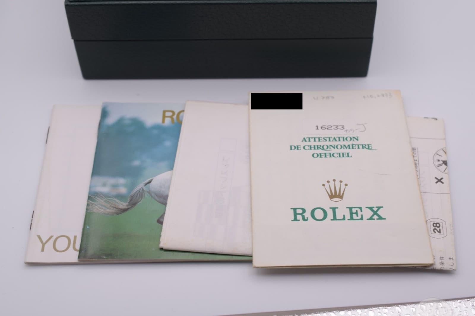 Rolex Datejust 36 Diamond Dial Box & Papers 1996 MINT 16233G