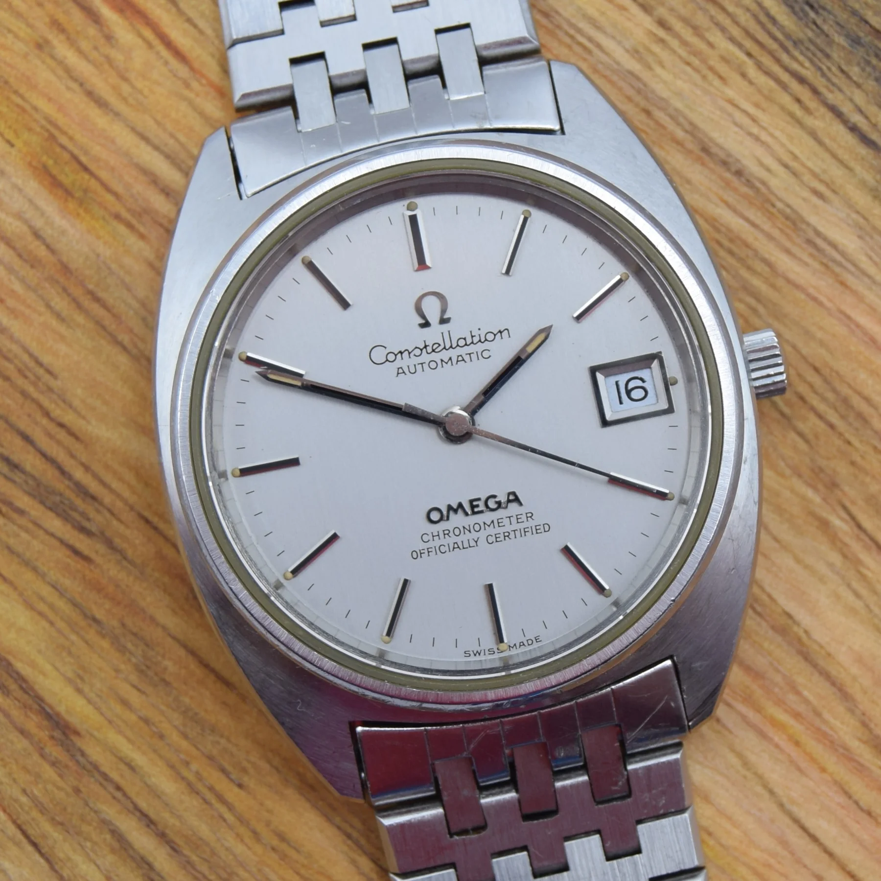 Omega Constellation 168.0056 — dial detail
