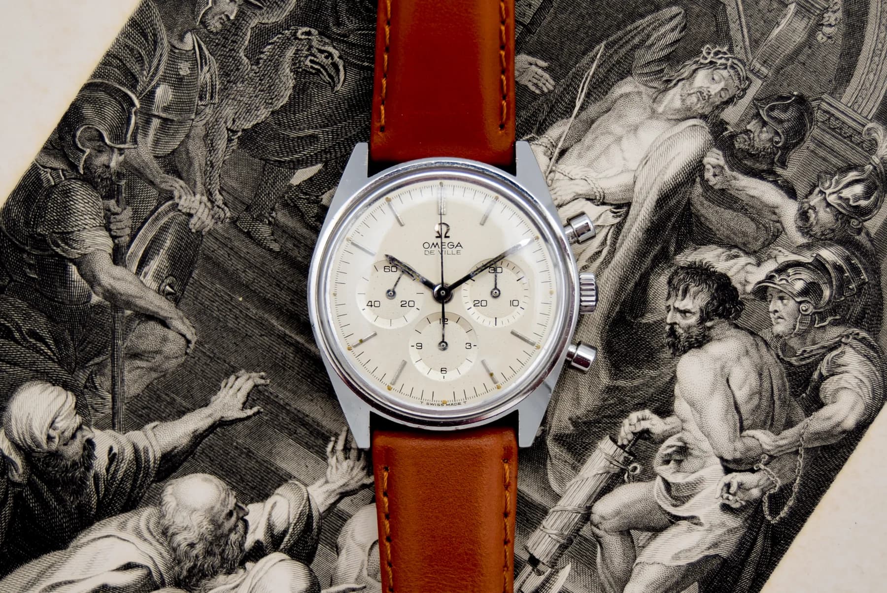 Omega De Ville Chronograph — front view