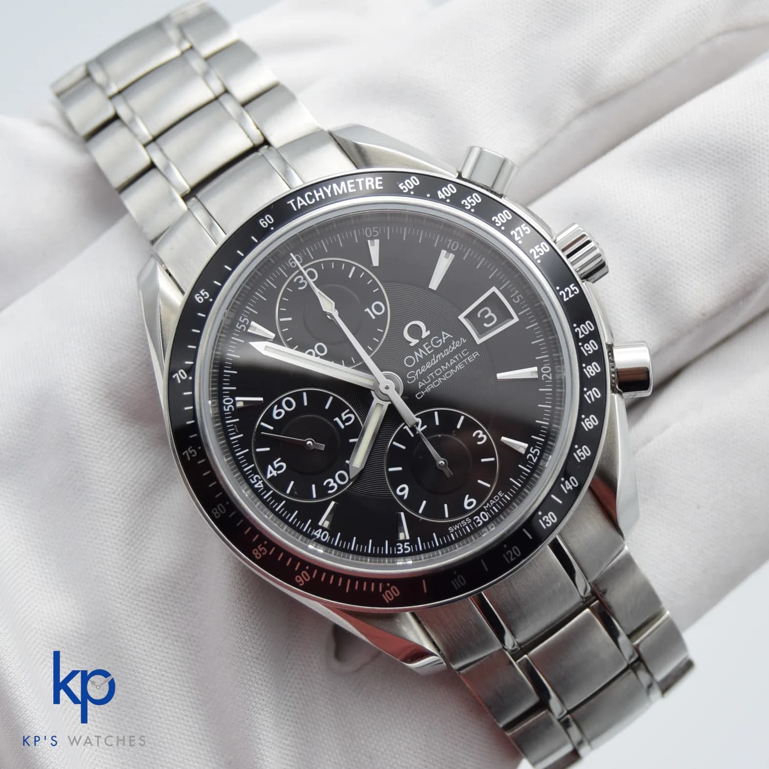 Omega Speedmaster — front view