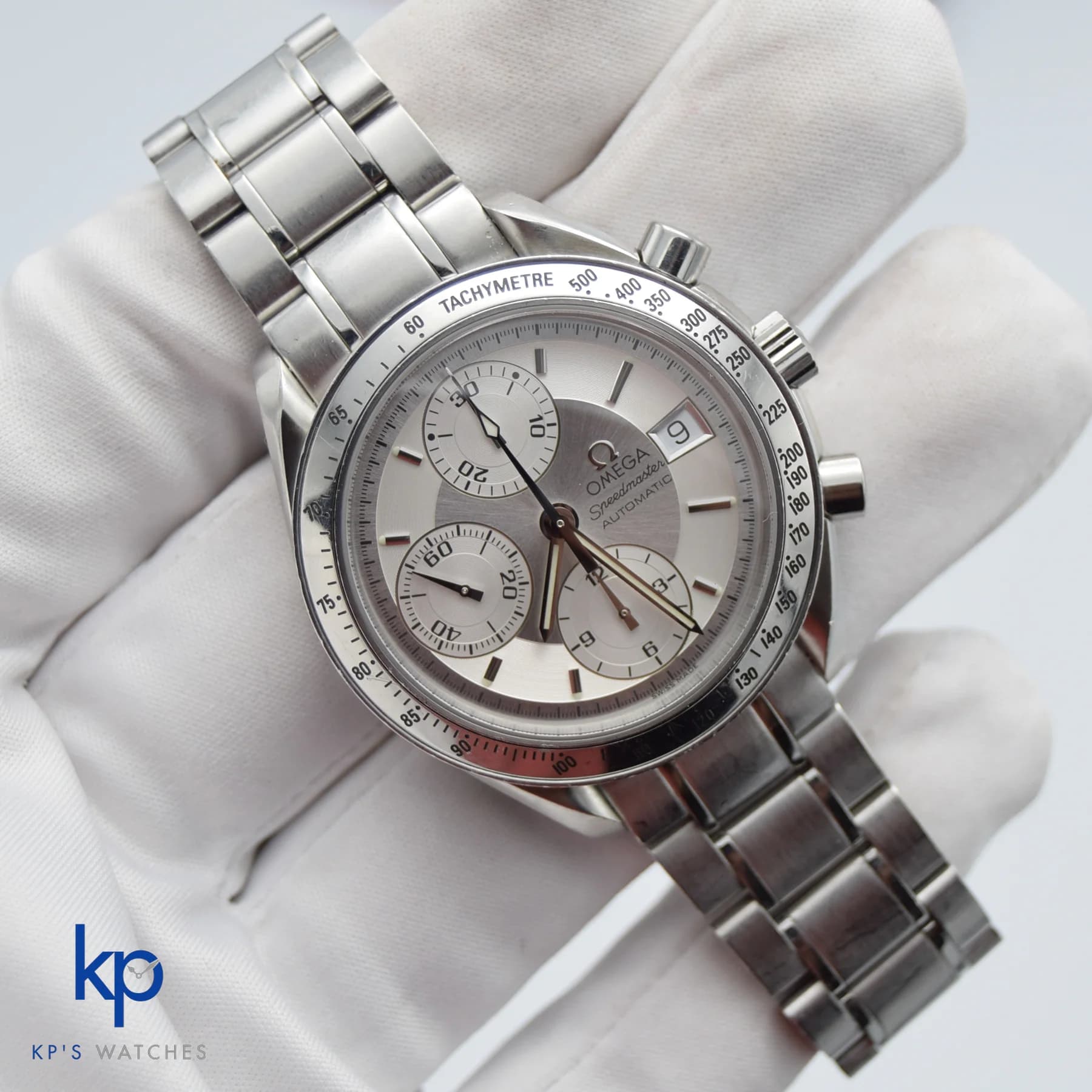 Omega Speedmaster — front view
