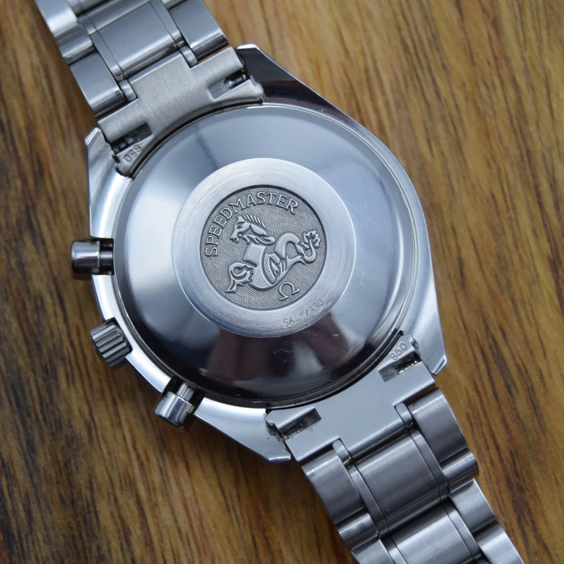 Omega Speedmaster Triple Calendar 3523.80 — caseback