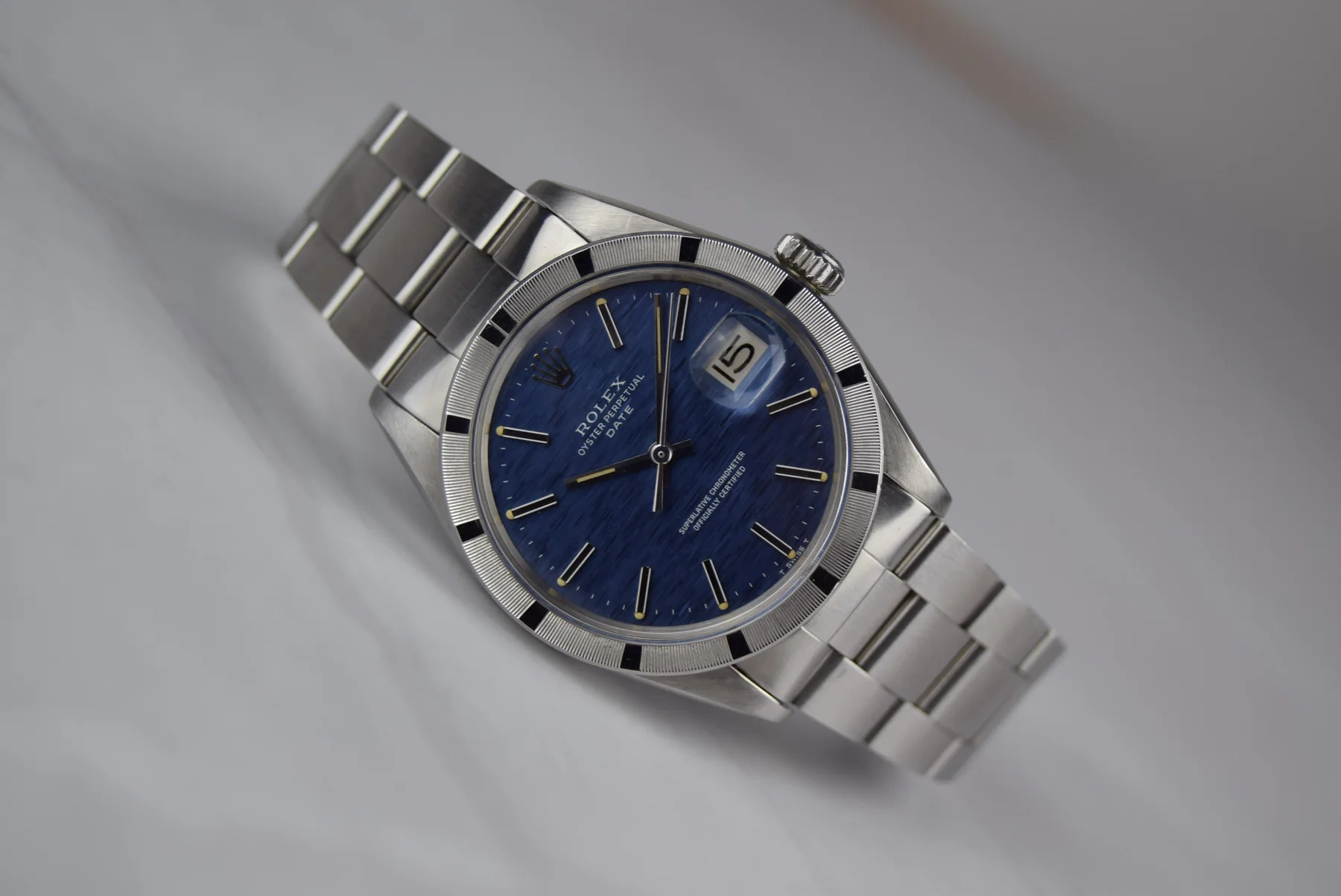Rolex Date Blue dial — gallery view 3