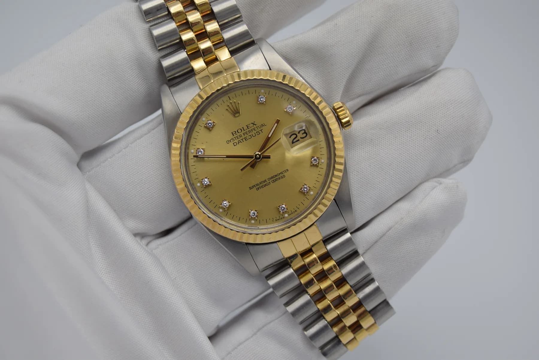 Rolex Datejust — front view