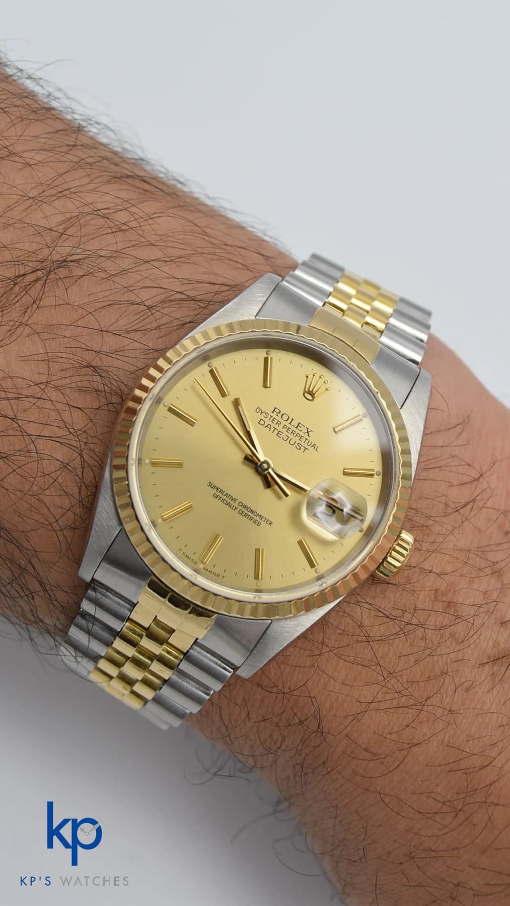 Rolex datejust — front view