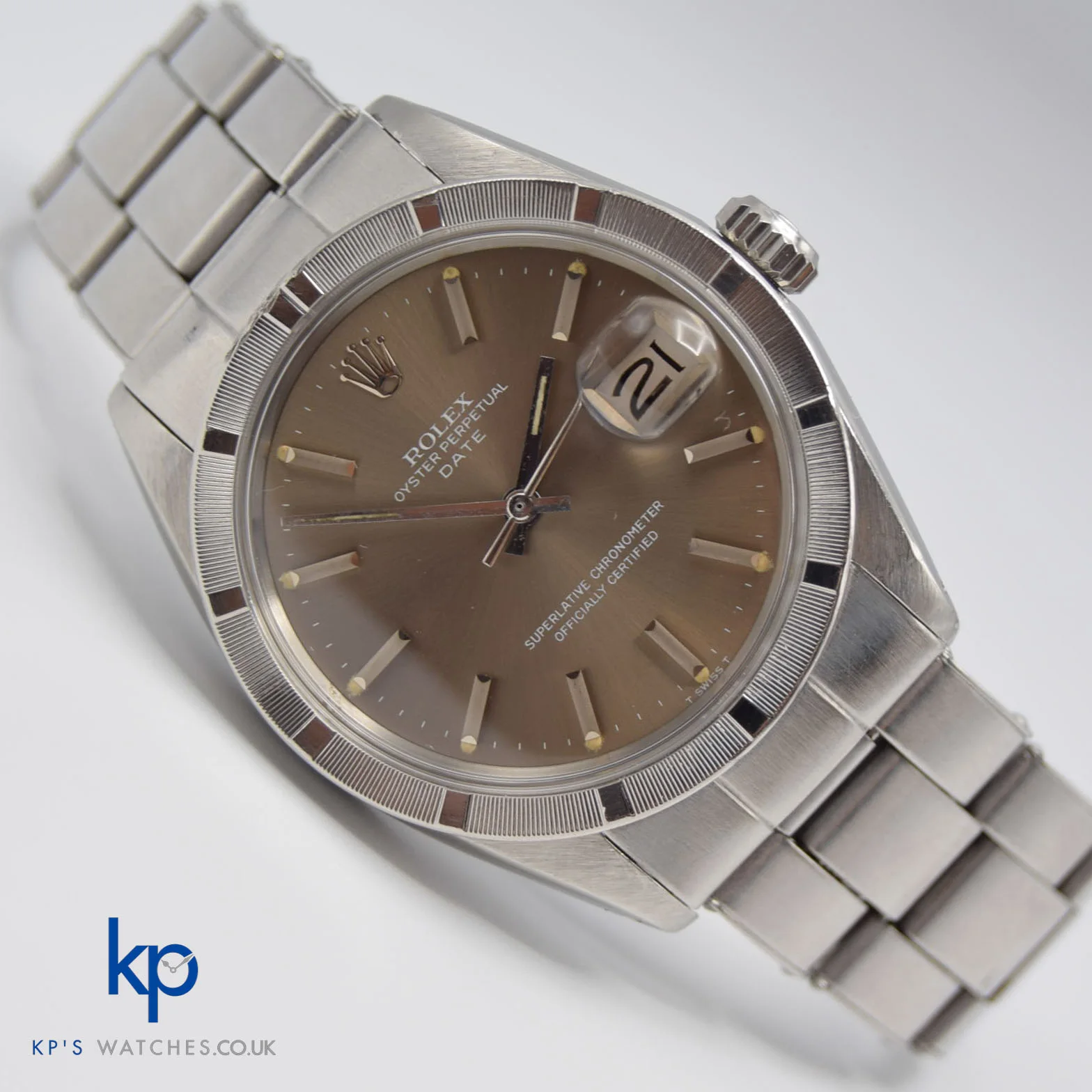 Rolex Oyster 1501 ROLEX Rhodium — front view