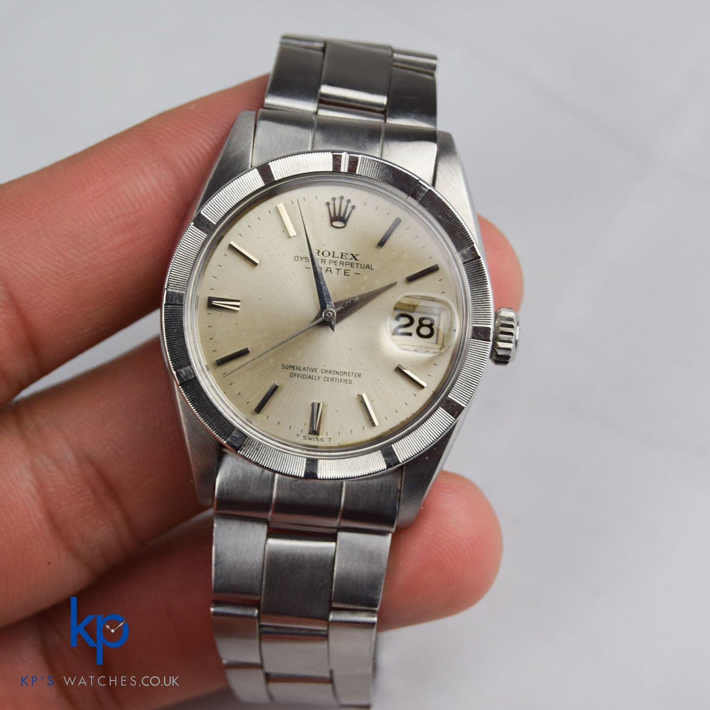 Rolex Oyster Perpetual Date 34 mm 1501 Automatic Chronometer Dauphine Hands