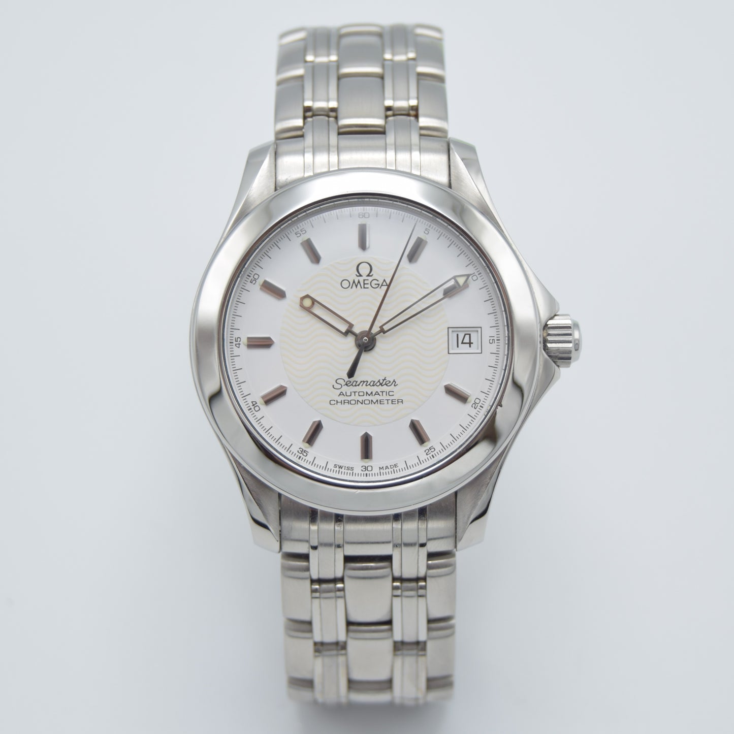 OMEGA Seamaster 2501.21 36mm White Dial Automatic Chronometer Watch