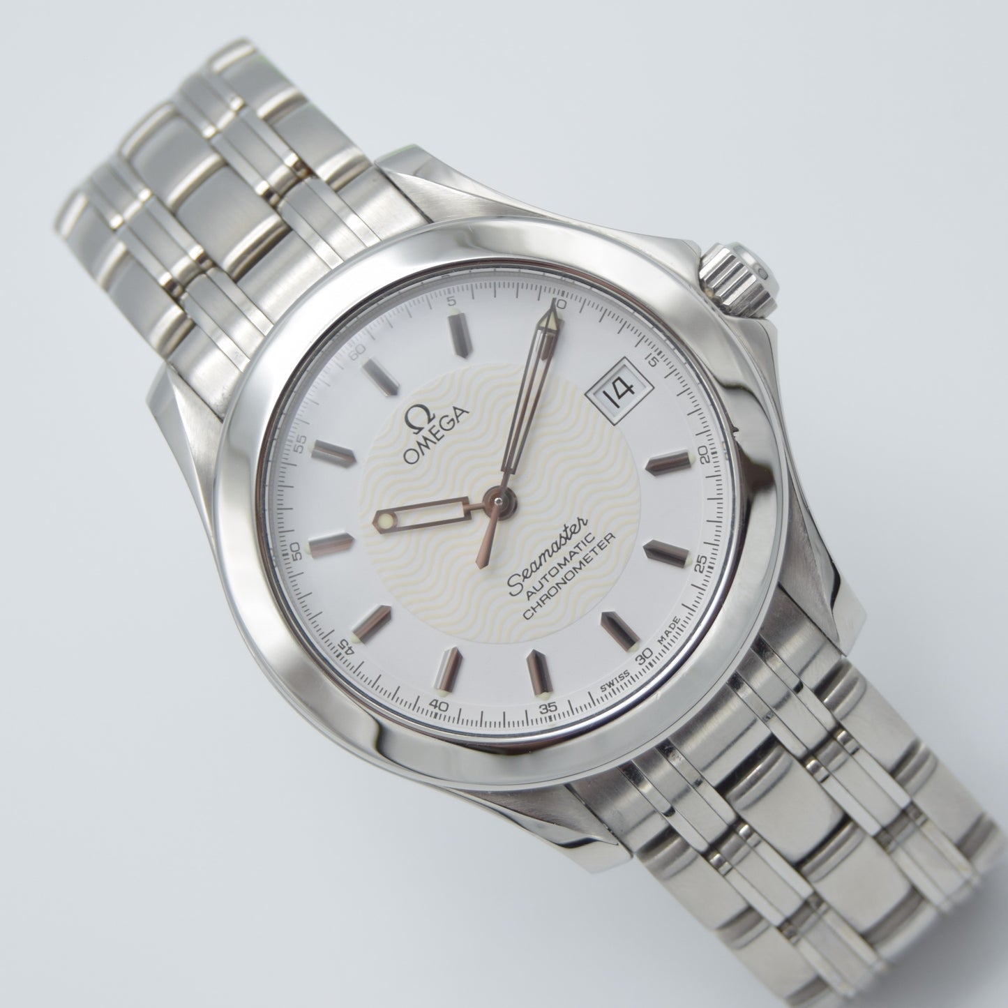 OMEGA Seamaster 2501.21 36mm White Dial Automatic Chronometer Watch