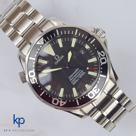 Omega Seamaster 200m Stainless Steel Black Dial 41 mm Box & Papers 2254.50.000