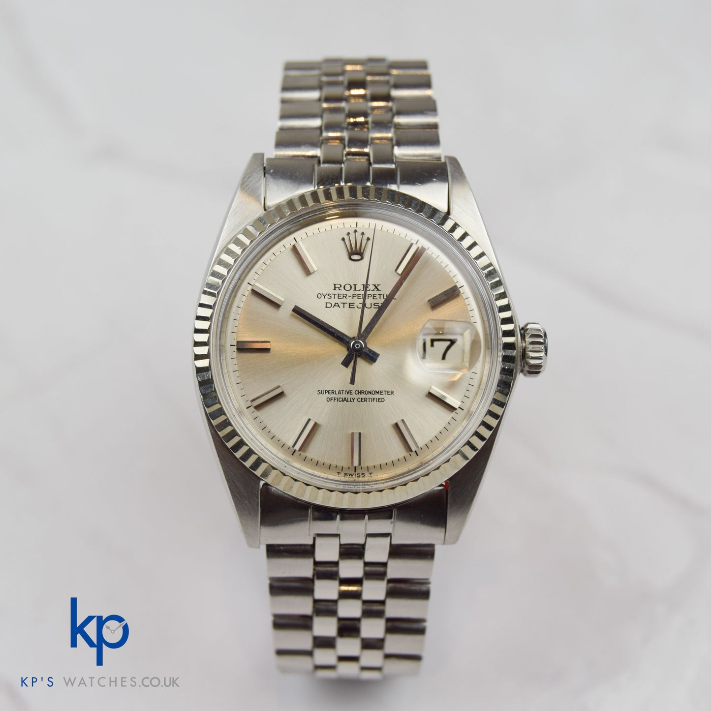 Rolex Datejust 36 mm 1601 Vintage Oyster Perpetual Automatic Watch