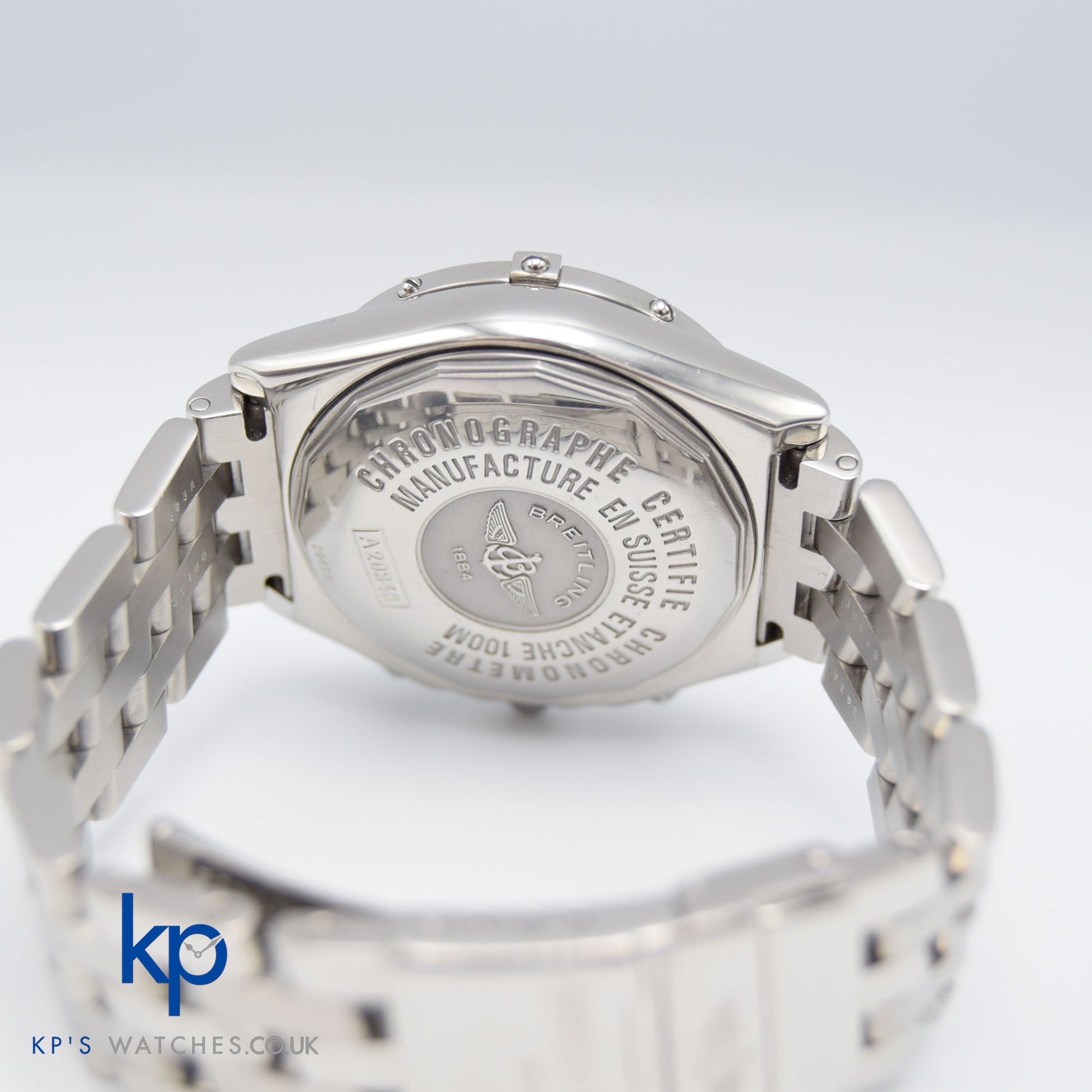 Breitling Chronometer Longitude GMT Full Set Chronograph Box and