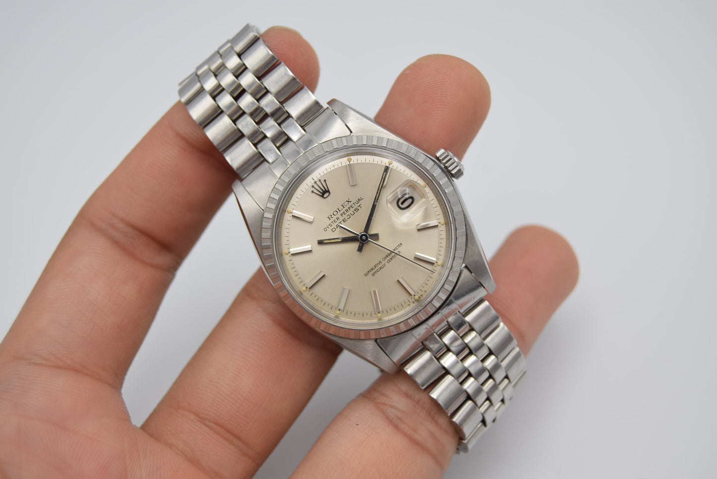 Rolex 1603 Oyster Perpetual Datejust 36 mm Automatic Vintage Mens Watch