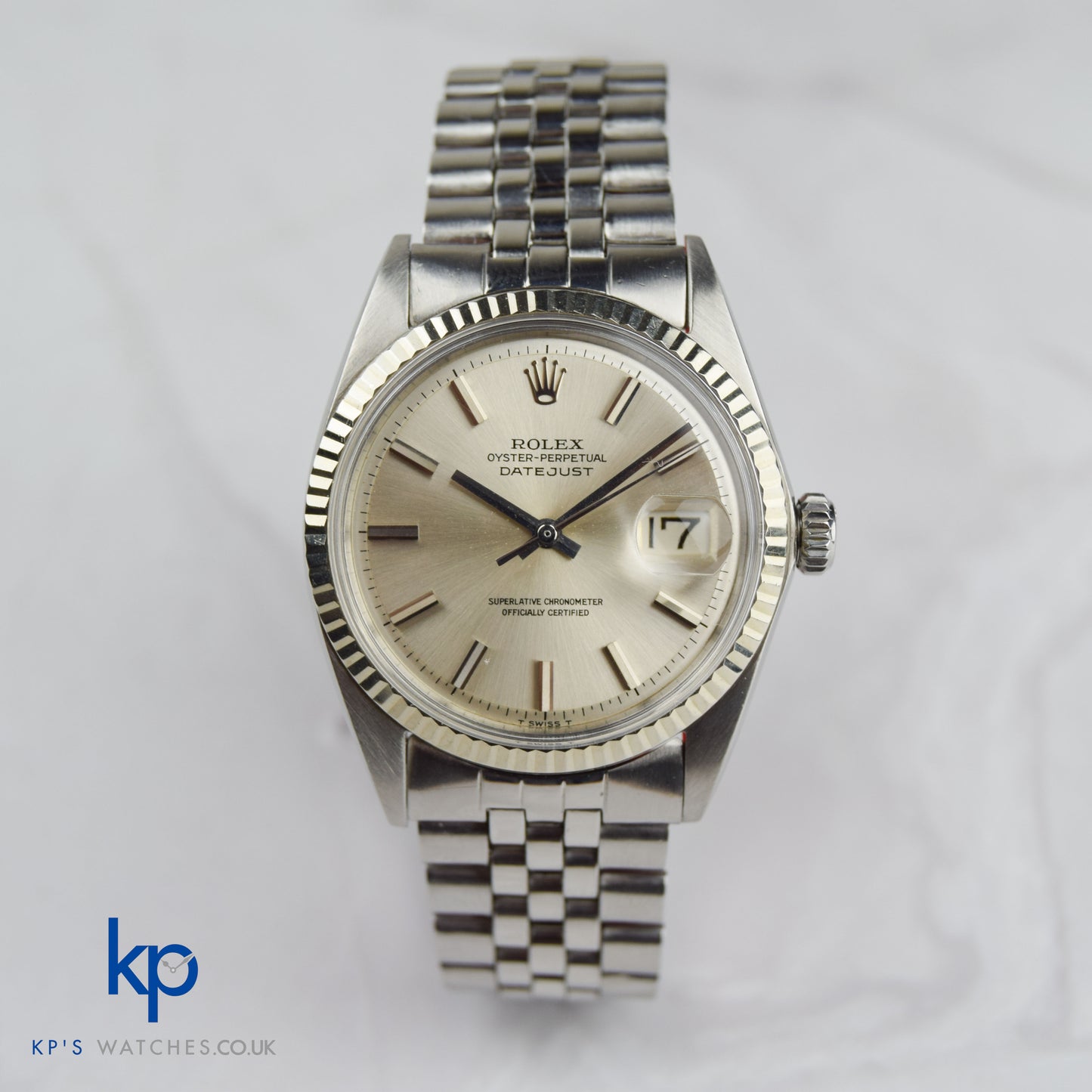 Rolex Datejust 36 mm 1601 Vintage Oyster Perpetual Automatic Watch