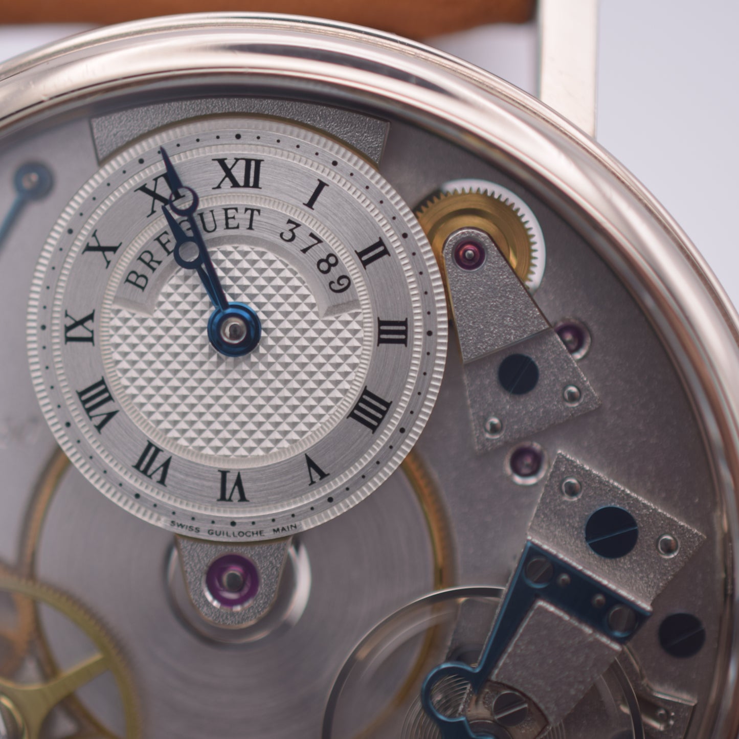 Circa 2006 Breguet Tradition 7027 37 mm 18k White Gold Open-Worked Dial