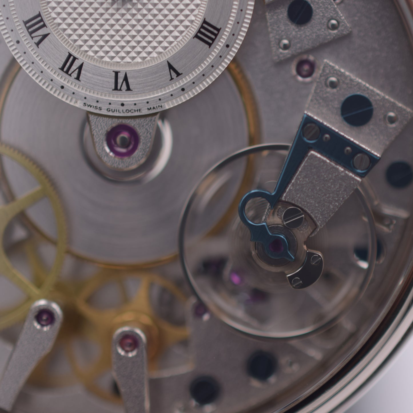 Circa 2006 Breguet Tradition 7027 37 mm 18k White Gold Open-Worked Dial