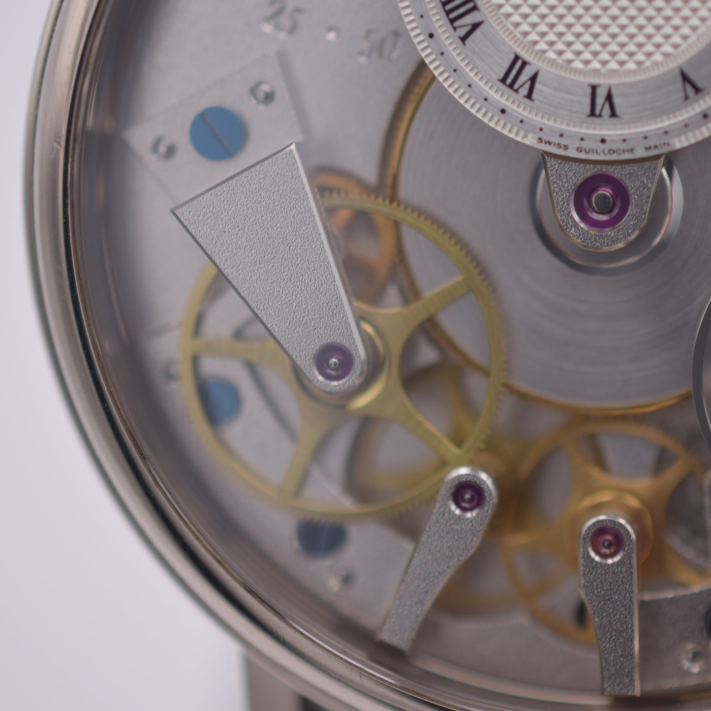 Circa 2006 Breguet Tradition 7027 37 mm 18k White Gold Open-Worked Dial