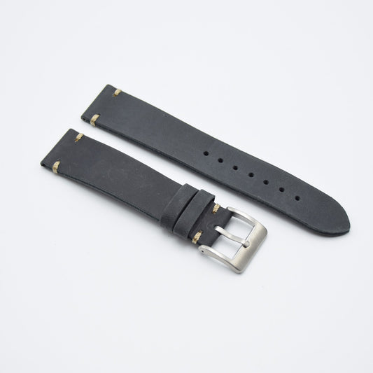 The Max - Vintage Watch Sports Strap - Black