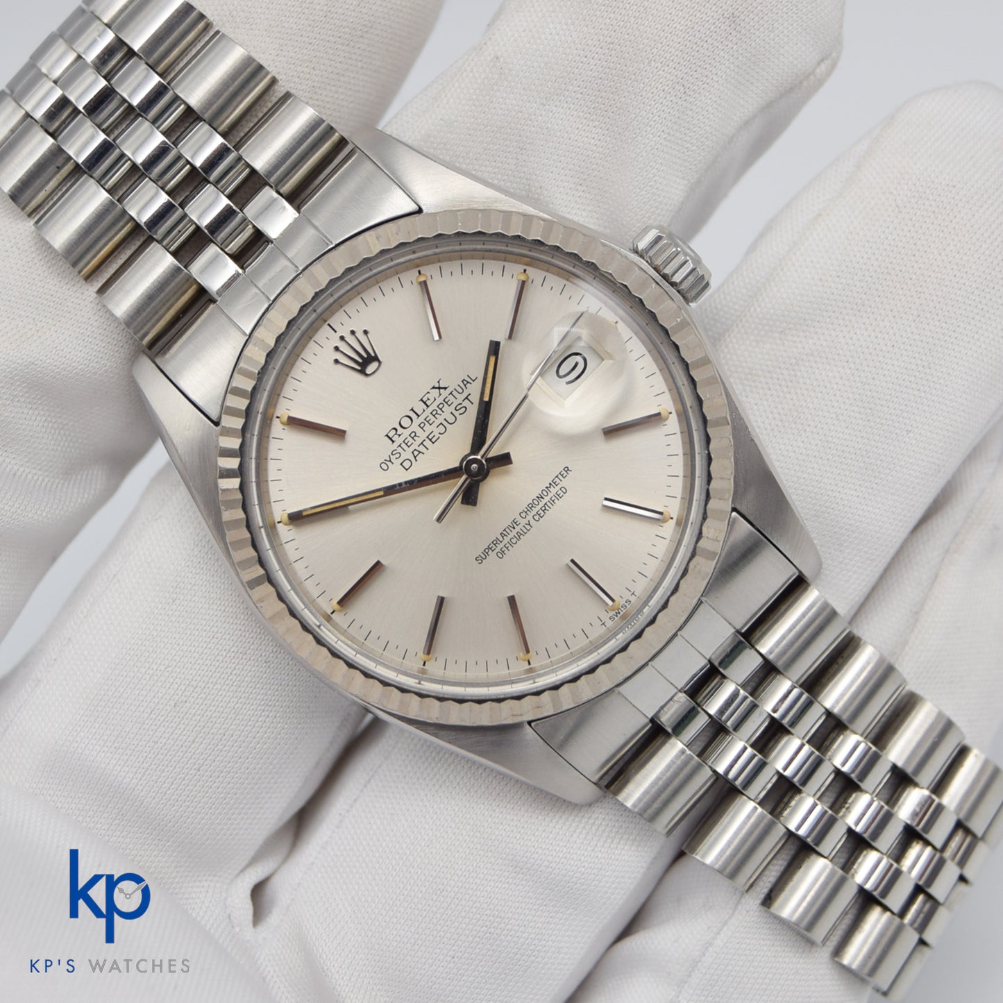 krabbe På daglig basis Evolve 1984 Rolex Oyster Perpetual Datejust 36 mm 16014 – KP's Watches