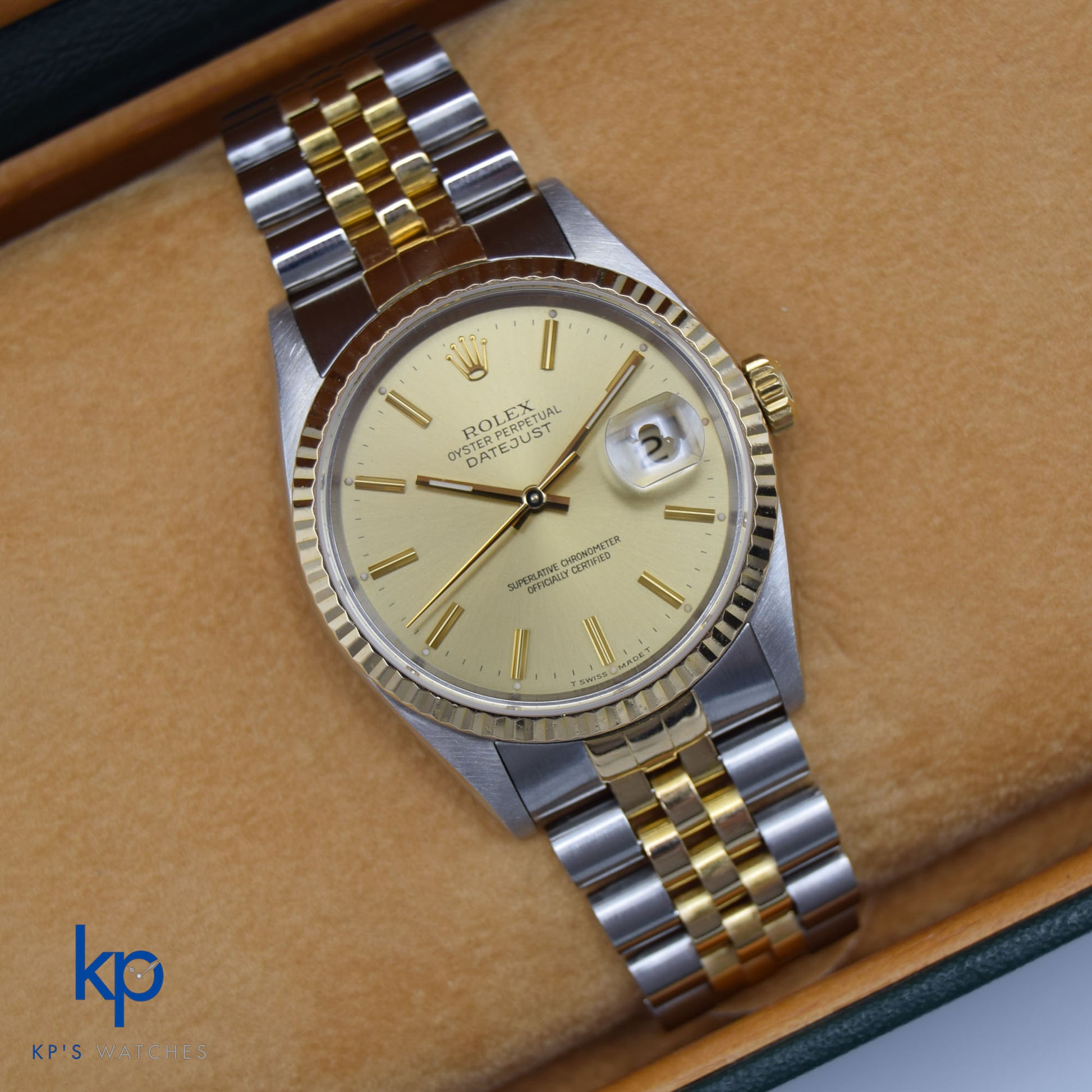 1990 Rolex Oyster Perpetual Datejust 16233 Boxed – KP's Watches