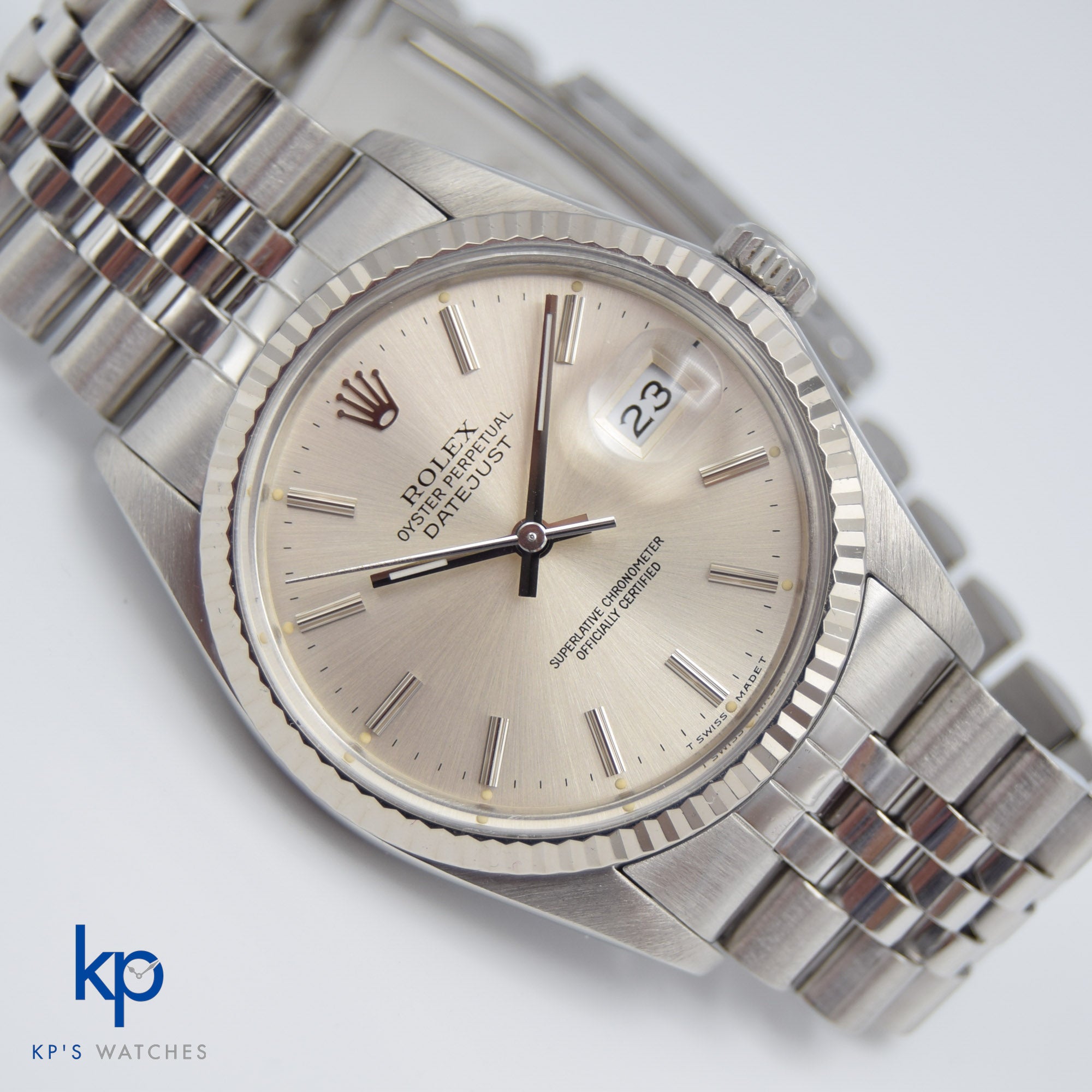 1986 Rolex Oyster Perpetual Datejust 36 16014 KP s Watches